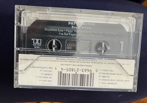 PAT BENATAR TRUE LOVE Cassette Tape : 1991 Rock Pop Rare - Picture 2 of 3