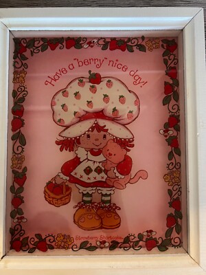 Vintage Strawberry Shortcake Wall Hanging