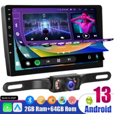 Android 13 Double 2Din 9" Car Stereo Wireless CarPlay Auto Radio GPS WiFi FM