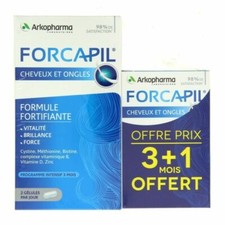 Arkopharma Forcapil Hair and Nails Intensive Program 240 Capsules - 4 months