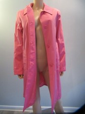 Esprit Womens Lined Overcoat Pink Large