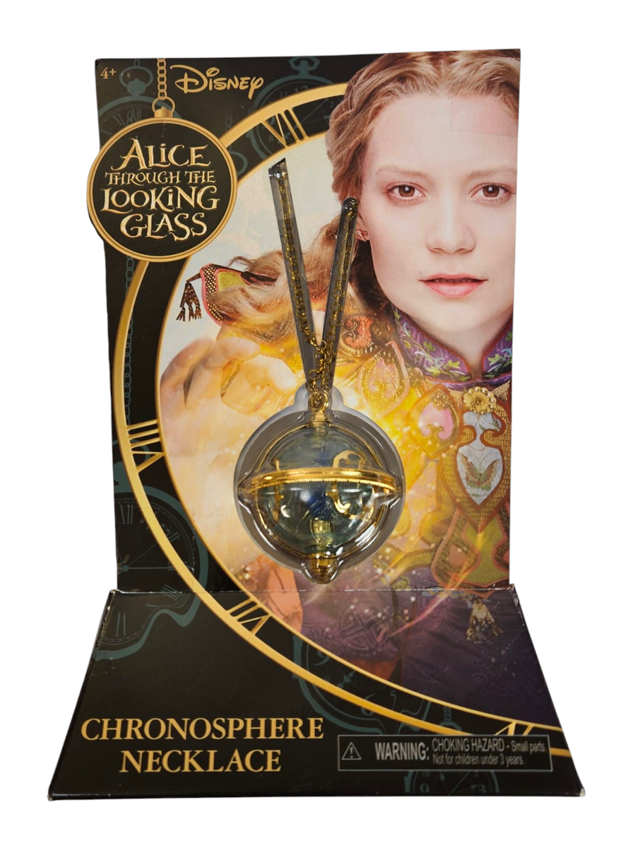 Disney Alice Through The Looking Glass Chronosphere Necklace for