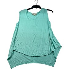 Hippie Rose Tank Top Womens Size Medium Blue ...