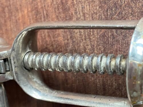 Antique 1876 French Cremalierre Rack Corkscrew Marked JP Jacques Perille - Picture 14 of 21