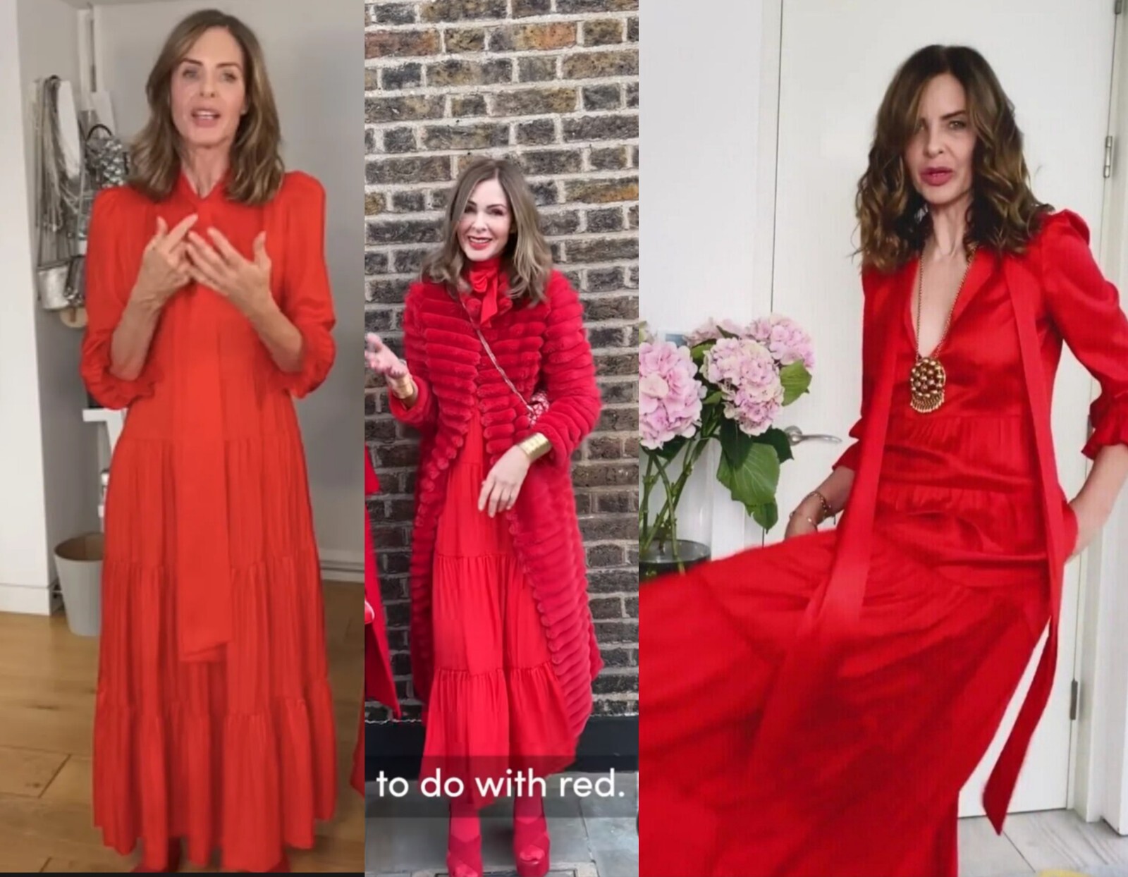 BNWT Zara Red Satin Maxi Tie Tier Trinny Dress XS UK 6 USA 8 TRINNY Christmas image 4