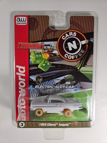 Auto World Thunderjet SC408-3A 1959 Chevy Impala iWheels HO Scale Slot Car - Picture 2 of 2