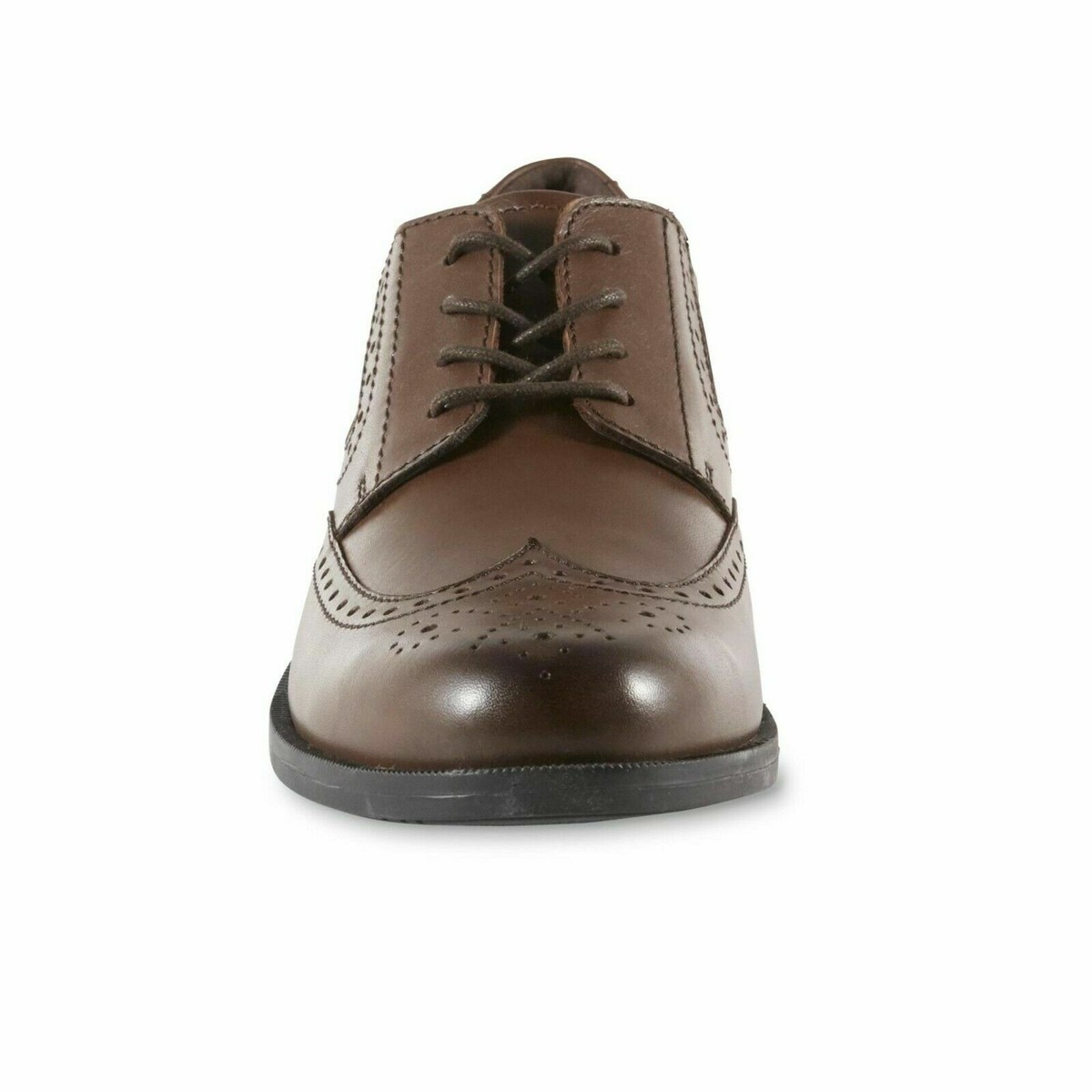 New Thom McAn Bismarck Brown Cognac Oxford Dress Shoe Size 12 Thom McAn Men main image 2