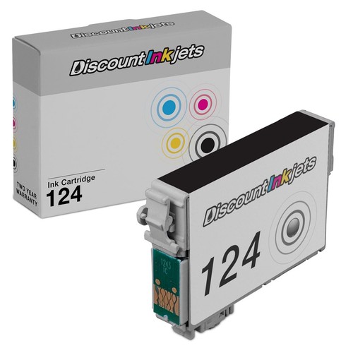 BLACK T124120 T1241 Pigment ink cartridge for 124 Epson Stylus NX420