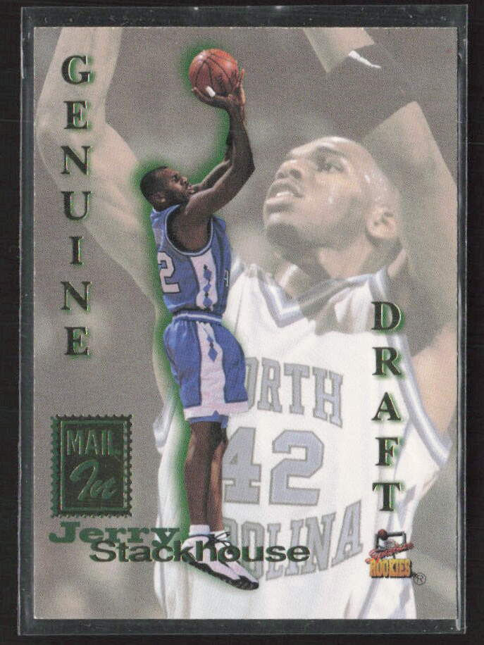 1996 Signature Rookies Supreme #G1 Jerry Stackhouse Genuine Draft UNC (P)