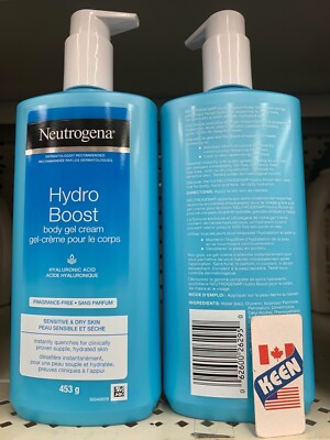 AiWaWa CA, Neutrogena Hydro Boost Gel Body Cream with Hyaluronic