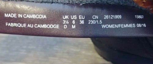 NUEVO- CLARKS MUJER HEBILLA DE CUERO / BOTAS CON CREMALLERA - 6M - Imagen 9 de 11