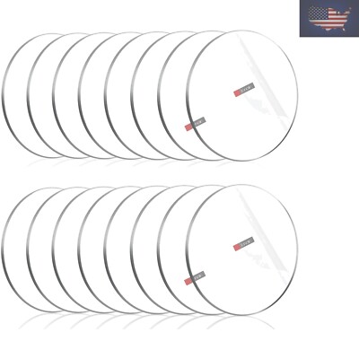 16 Pack 6 Inch Round Clear Plexiglass Sheet 1/8 Inch Thick, 0.118 Acrylic She...