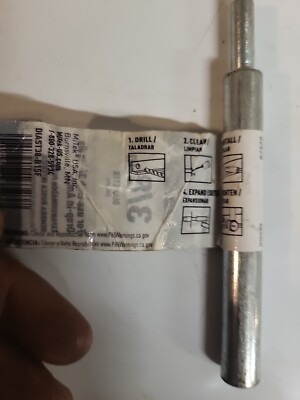 Outil De Réglage D'ancrage Drop-in MITEK - Dimension 1/2 X 5 1/2 Pouces - Neuf