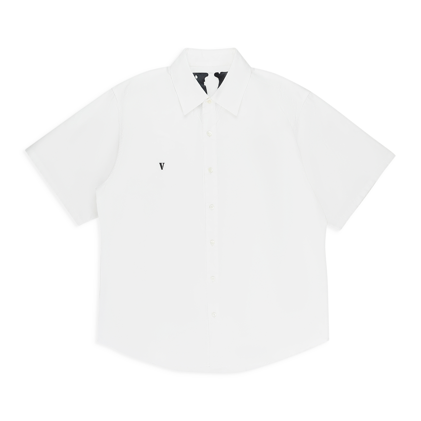 VLONE Short Sleeve Shirt Button WhtBlk V M 20990₽