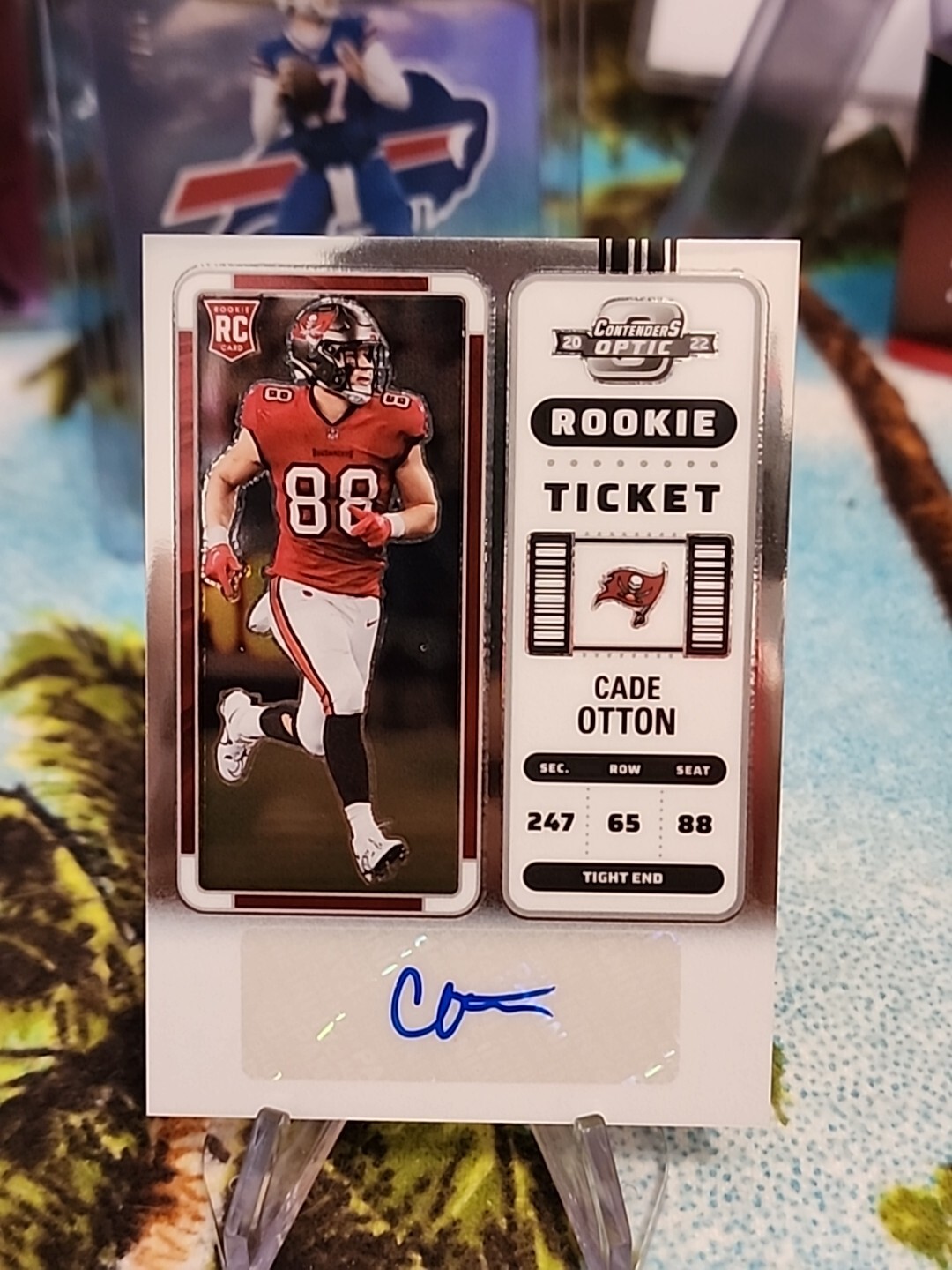 2022 Contenders Optic Cade Otton #148 Rookie Ticket AUTO Buccaneers