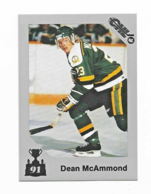 CHL Playercard - 1991 - Dean McAmmond - Prince Albert #109 - Oilers, Senators