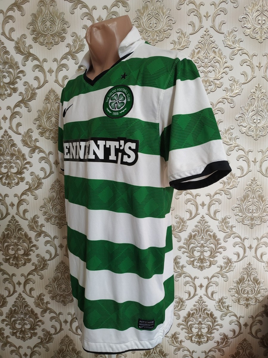 Maillot Domicile Celtic 2010/12 Vintage - Taille S, Manches Longues - Marque Nike