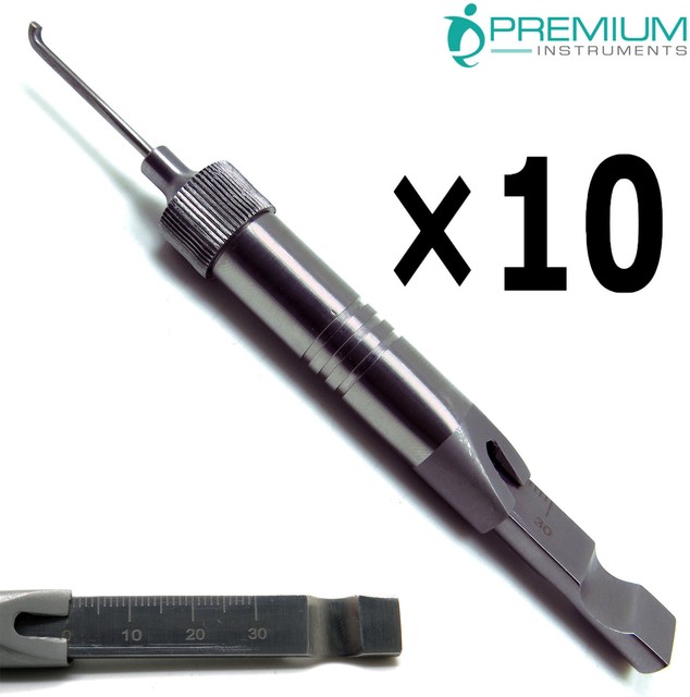 10 Pcs of Depth Gauge 0mm to 30mm Orthopedic Measuring Premium