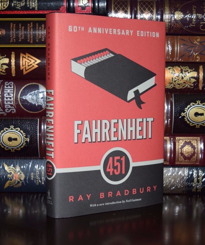 Fahrenheit 451 by Ray Bradbury 60th Anniversary Edition Hardback Gift Edition - Bild 1 von 6