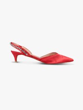 Dame Rose Decolletè in raso a punta