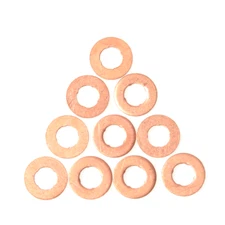 100PCS F00VC17503 Diesel Injector Nozzle Copper Washer Shim 15*7.2*1.5mm