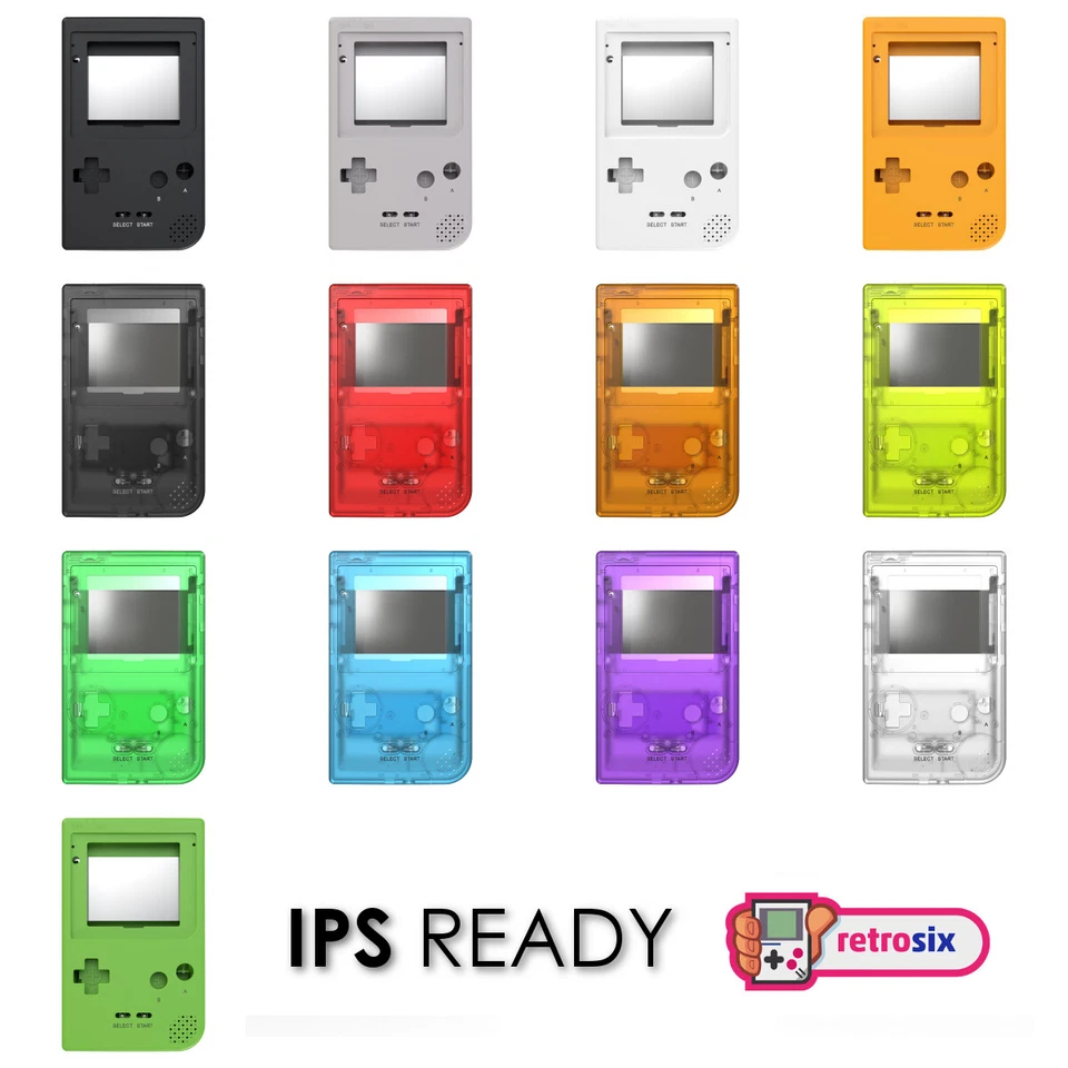 RetroSix GBP IPS Gehäuse für GameBoy Pocket IPS READY SHELL Case