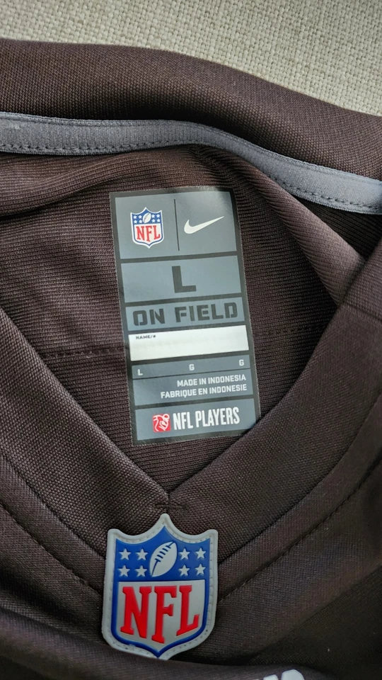 Novas camisas marrons Joe Thomas #73 - Imagem 3 de 4