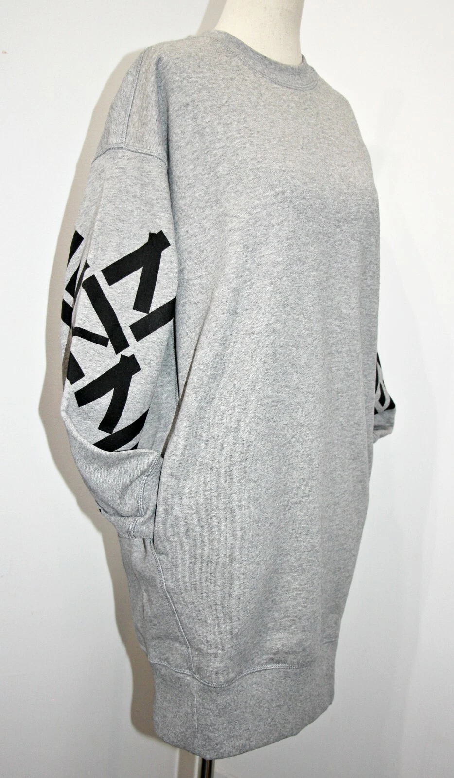 Abito felpa manica lunga con scritta logo KENZO PARIS grande X taglia XS S $389