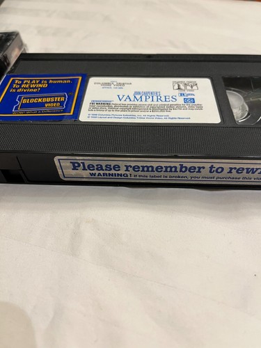 VAMPIRES ORIGINAL VHS MOVIE - Picture 7 of 7