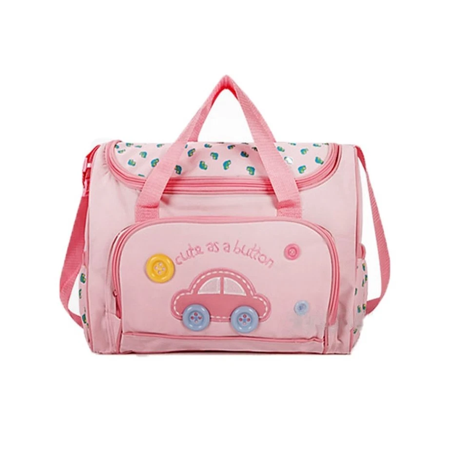 4PCS Pink Large Baby Diaper Nappy Changing mat Mommy Tote Handbag Bag US Seller - Image 3 of 4