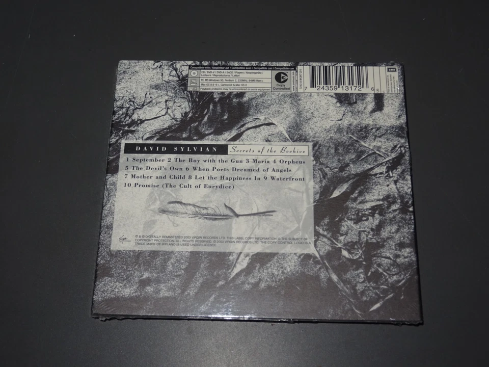 DAVID SYLVIAN - SECRETS OF THE BEEHIVE / REMASTER DIGIPACK-CD 2003 OVP! SEALED! - Bild 2 von 2