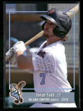 Jonah Todd 2018 Inland Empire 66ers Team Set 