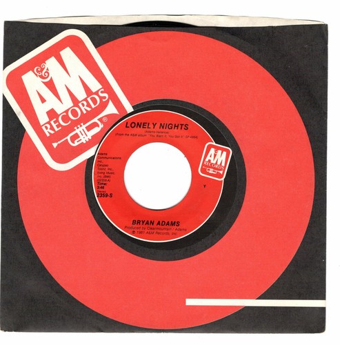 Bryan Adams-Lonely Nights (VG+)