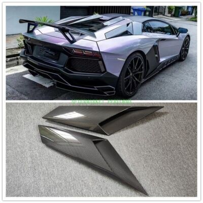 FITS FOR LAMBORGHINI AVENTADOR LP700 CARBON FIBER AIR DUCTS SIDE VENTS OUTLET