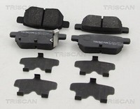 Triscan Bremsbelagsatz, Scheibenbremse Hinterachse U.A. FüR Lexus, Toyota