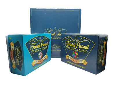 Trivial Pursuit Genus 2te Edition Parker 1989 + Genus & Familien Zusatzfragen