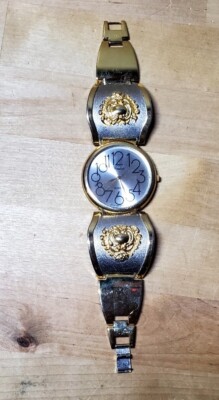 Vintage Ronica Elegant Gold and Silver Tone Embellished Watch. Works fine. s-l1200.jpg main image 3