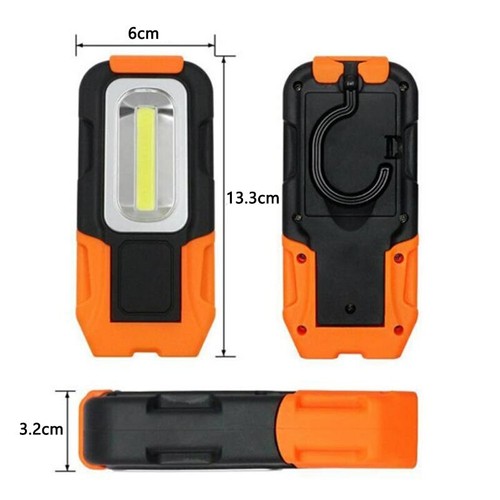 COB LED Flashlight Magnetic work flash light Lamp For Car repair camping Hiking - Picture 5 of 6