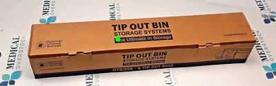 QTB306 - 6 TIP OUT BINS - QUANTUM - 23-5/8''W x 4-1/2''H x 3-5/8''D - NEW