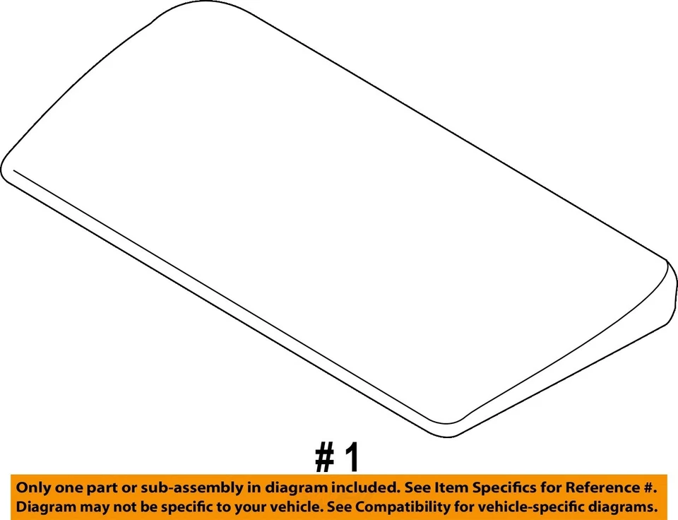 2004 2005 2006 2007 BMW 525I conjunto completo de vidro teto solar fabricante de equipamento original - Imagem 4 de 4