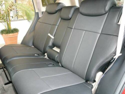 2019 Tacoma Double Cab Black Clazzio Synthetic leather seat covers kit Toyota - Foto 7 di 10