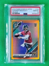 Gardner Minshew II 2019 Optic #142 Orange /199 PSA 10 RC Raiders QB 🔥🔥🔥