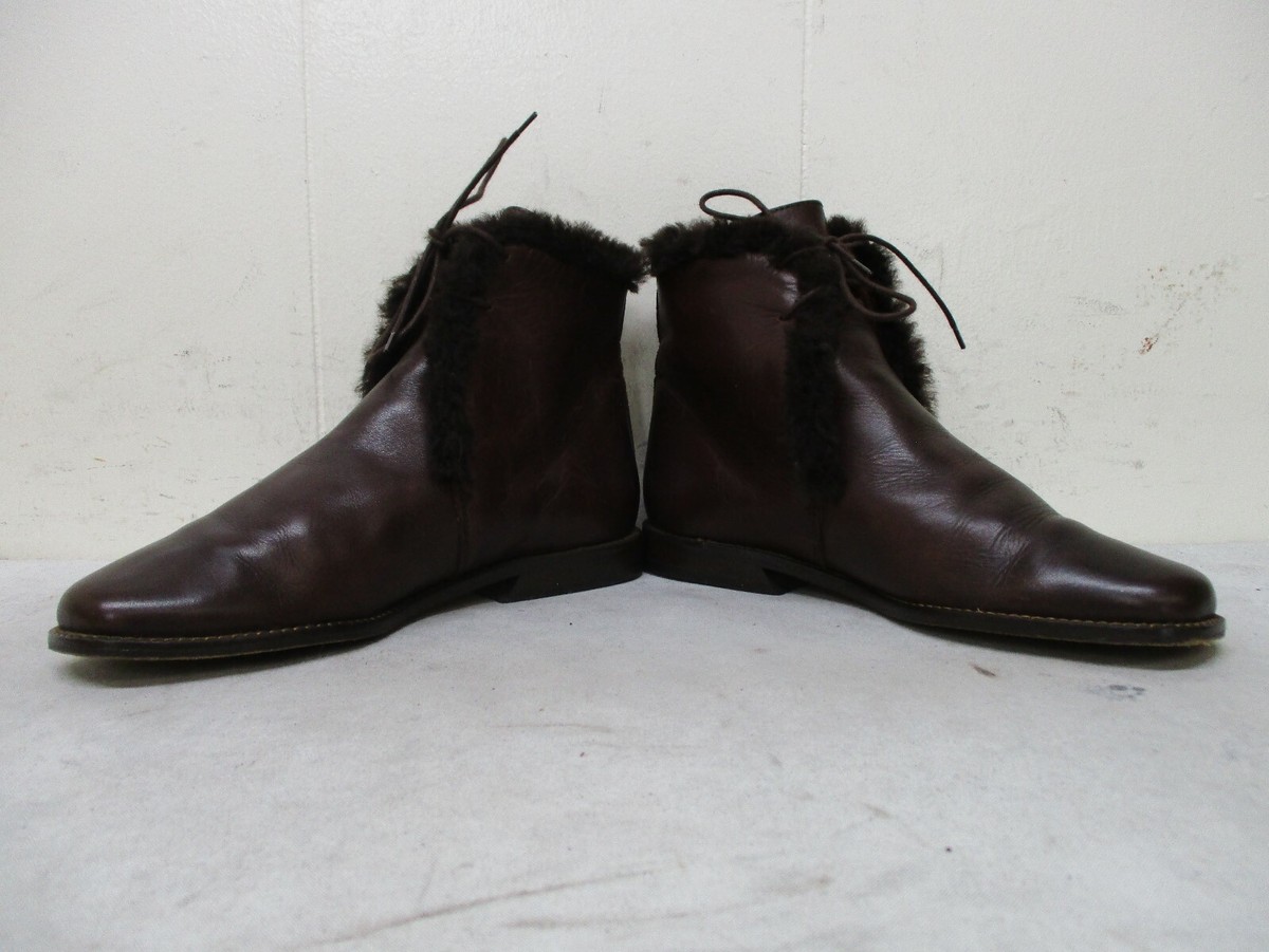 Bottes Audley London - Cuir Marron - Talons Chatons - Taille 38