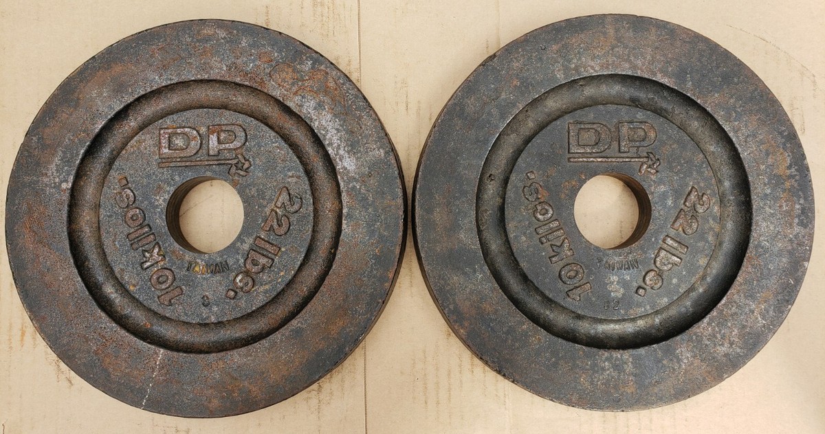 10kg×2、15kg×2 Vtg DP Diversified Products Olympic Barbell Weights PAIR of 10kg
