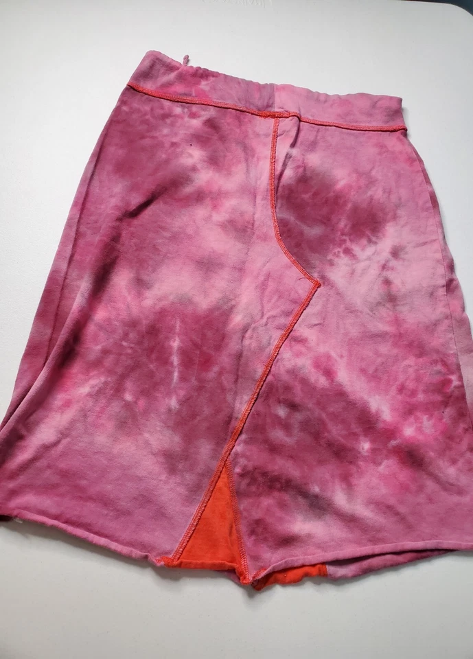 Falda Bohemia Moda Internacional Hippie S Bordada Flores Tie-Dye Cordón Foto 4 de 4