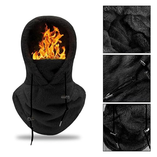 Sherpa Kapuze Skimaske Winter Sturmhaube winddicht warm Kapuze Abdeckung Mütze Schal· - Bild 1 von 15