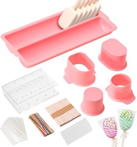 Cakesicle Cutter, Cakesicle Mold Set w/ 9in Tray, Pop Mold with Acrylic Stand