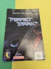 Perfect Dark - 2000 Nintendo 64 N64 - Instruction Manual