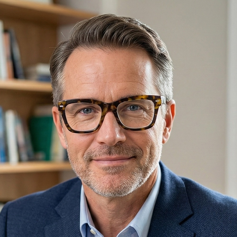 Retro chunky square reading glasses in a classic coffee tortoiseshell finish with silver rivet accents.