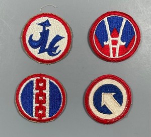 US Army  Logistics Command Patches lot of 4